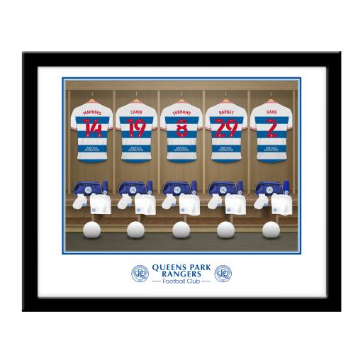 Queens Park Rangers FC Dressing Room Framed Print
